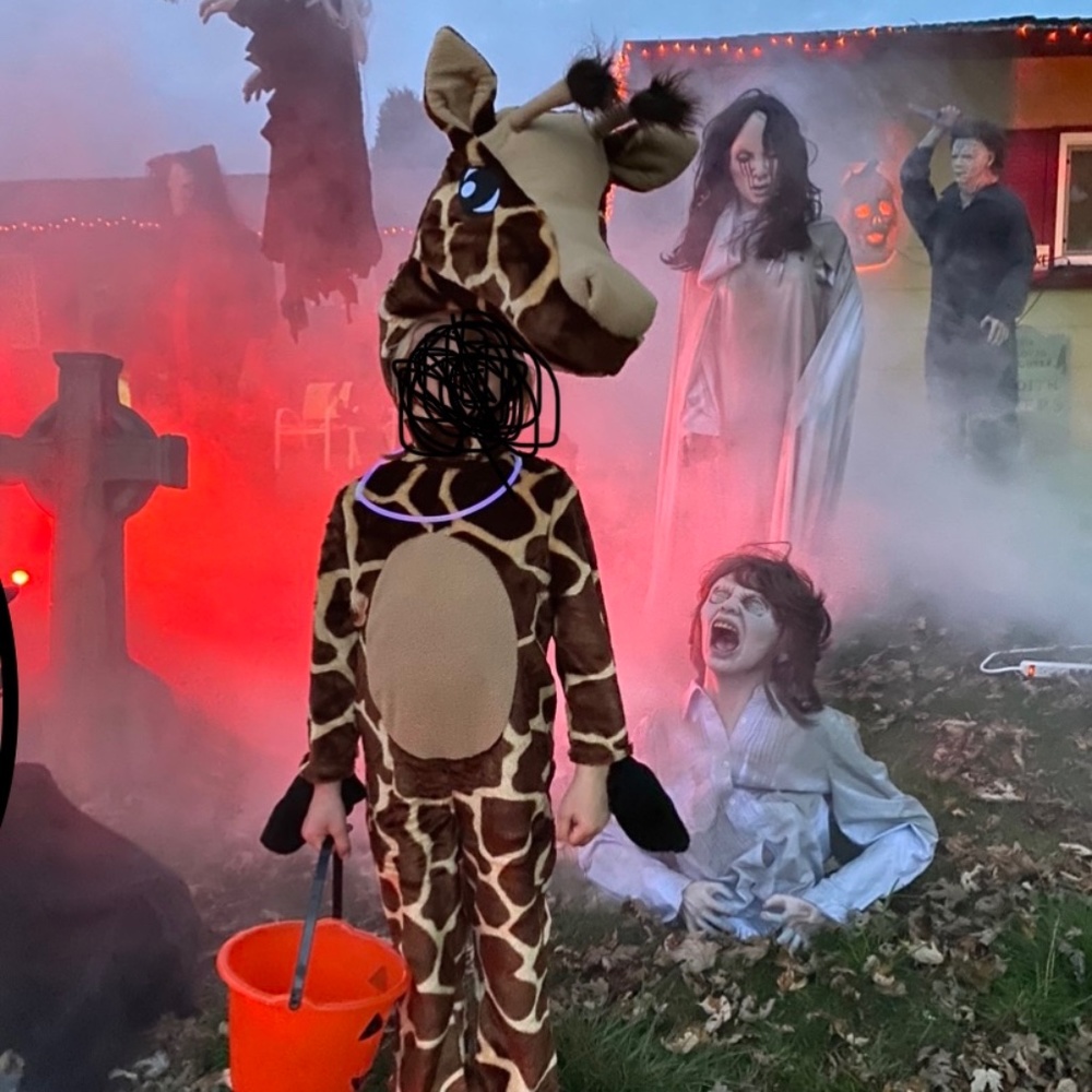 Kids Giraffe costume size XS (fits 4-5T)